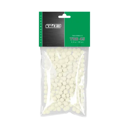 Billes pour arme de défense T4E Fluorescentes - Cal. 43 x100 