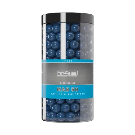 Billes pour arme de défense T4E Peinture bleue - Cal. 50 x500 