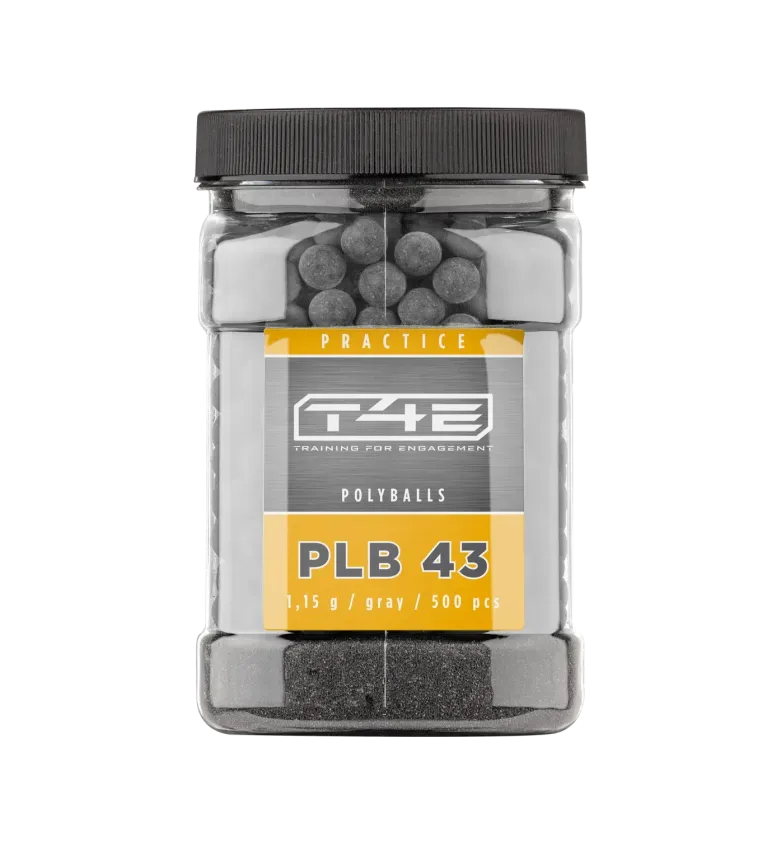 Billes pour arme de défense T4E Synthétiques pour plinking - Cal. 43 x500 