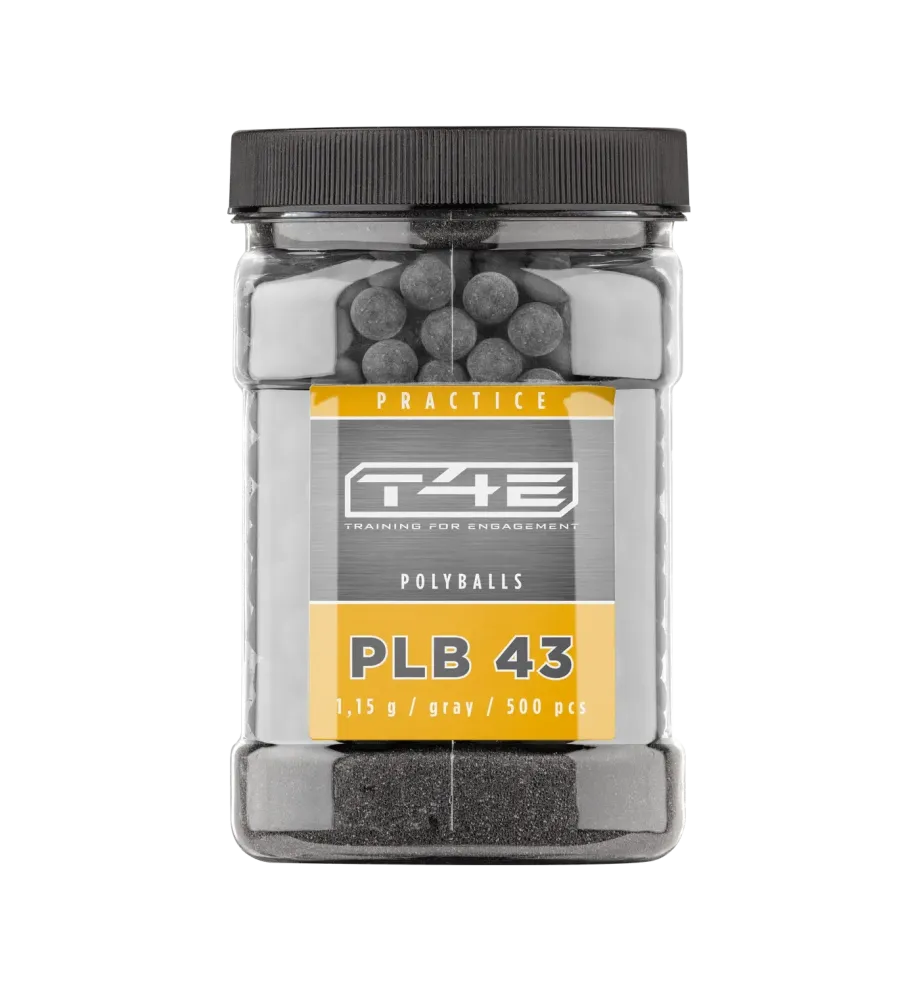 Billes pour arme de défense T4E Synthétiques pour plinking - Cal. 43 x500 Billes pour arme de défense T4E Synthétiques pour plinking - Cal. 43 x500