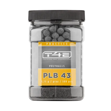 Billes pour arme de défense T4E Synthétiques pour plinking - Cal. 43 x500 