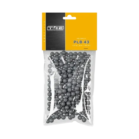 Billes pour arme de défense T4E Synthétiques pour plinking - Cal. 43 x100 