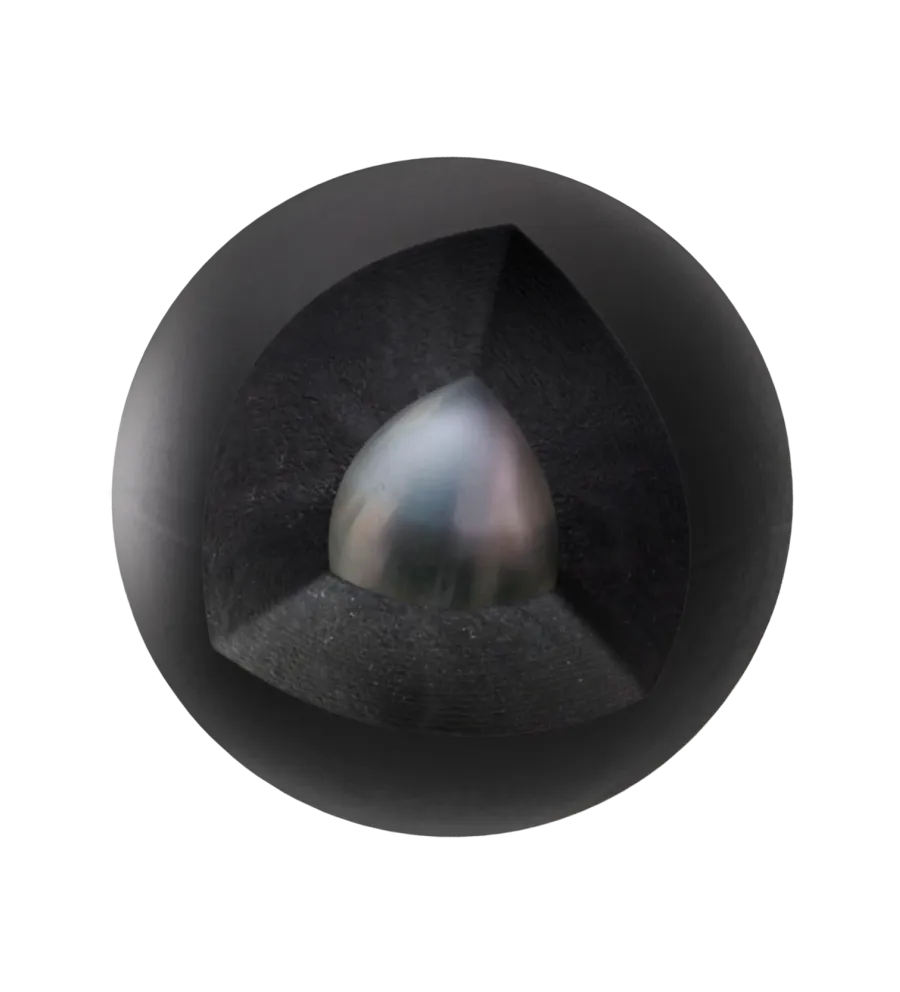 Billes pour arme de défense T4E Caoutchouc noyau acier - Cal. 68 x50 