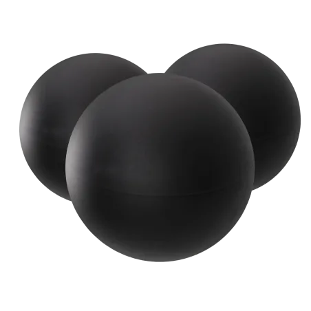 Billes pour arme de défense T4E Caoutchouc noyau acier - Cal. 68 x50 