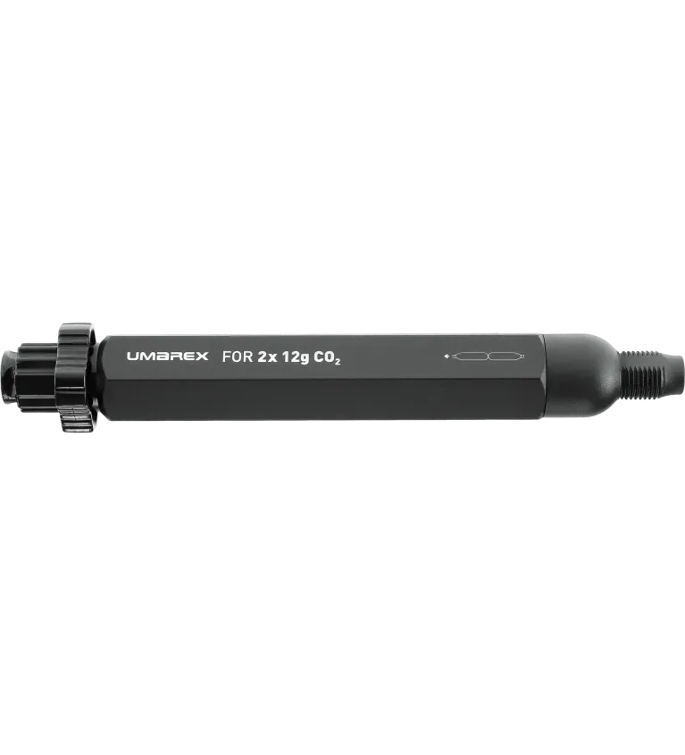 Adaptateur pour 2 capsules de CO2 pour fusil de défense T4E HDX68 