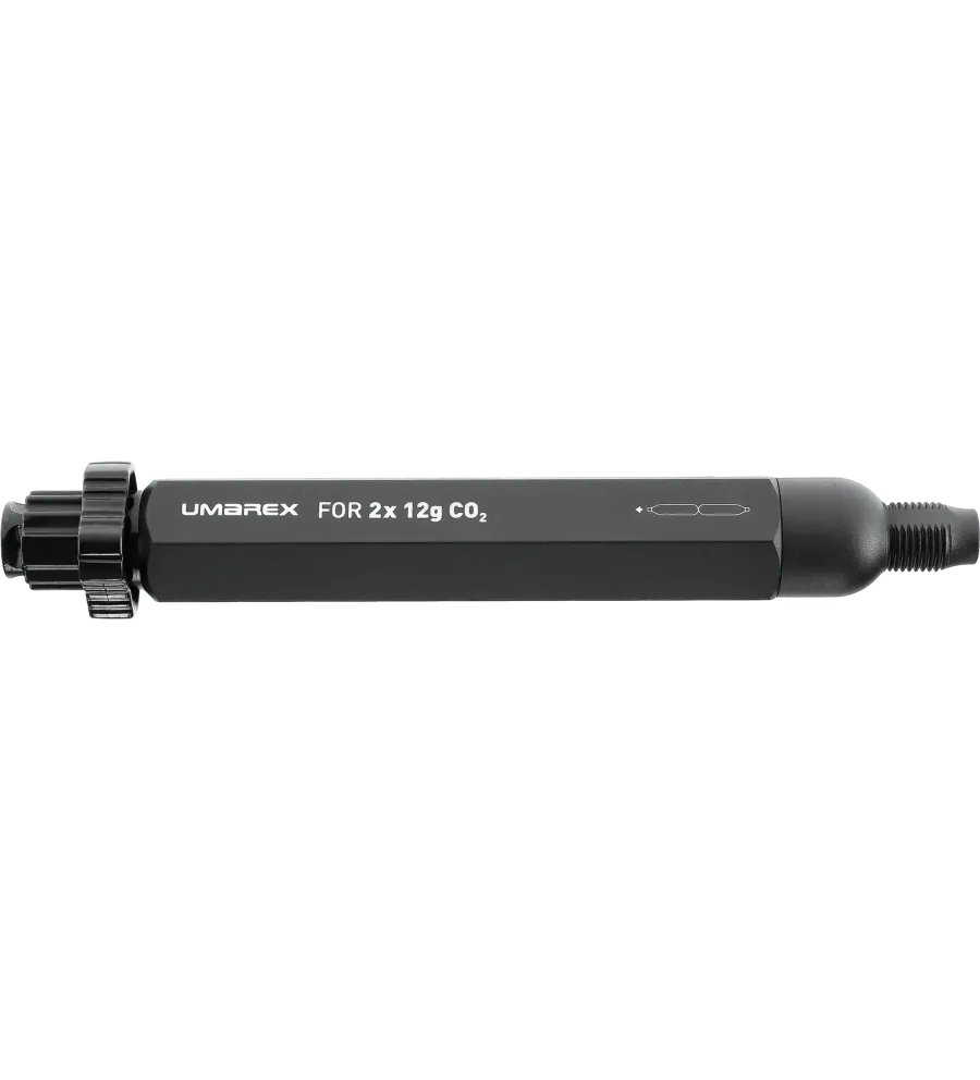 Adaptateur pour 2 capsules de CO2 pour fusil de défense T4E HDX68 