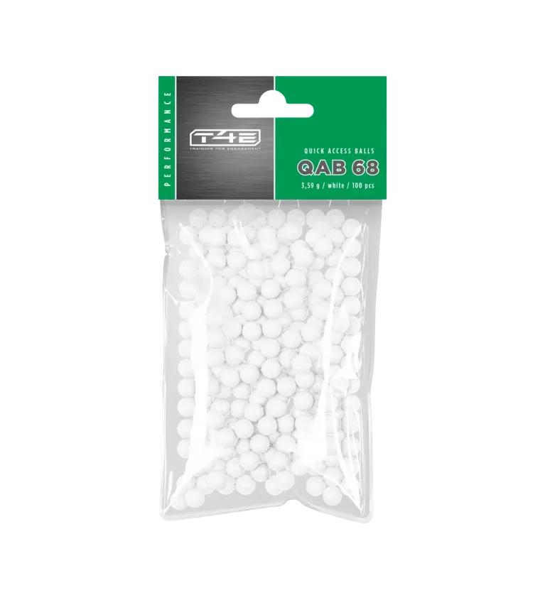 Billes pour arme de défense T4E Brise-Glace Polymer - Cal. 68 x100 