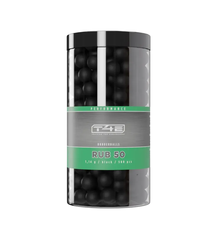 Billes pour arme de défense T4E Caoutchouc - Cal. 50 x500 Billes pour arme de défense T4E Caoutchouc - Cal. 50 x500