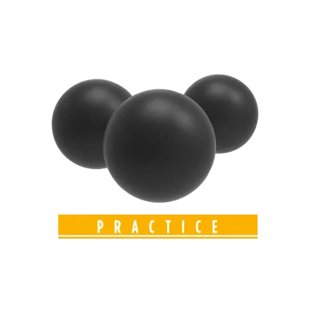 Billes pour arme de défense T4E Caoutchouc entrainement - Cal. 43 x500 