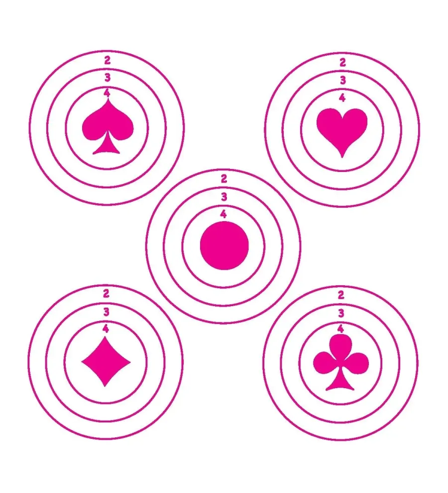 Cibles 4AS Umarex 14x14 cm x100 