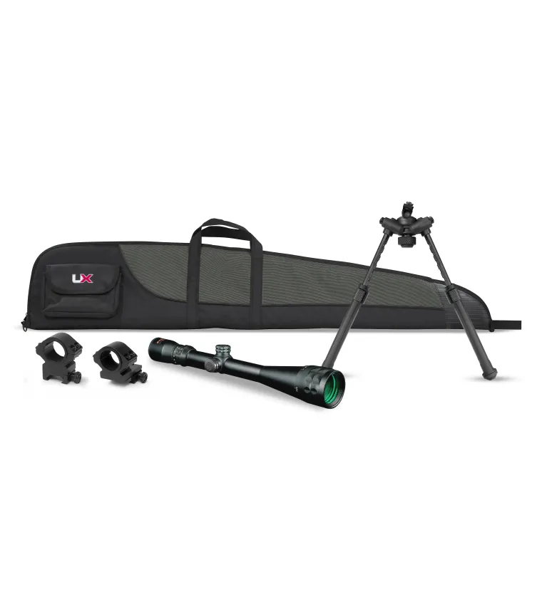 Pack loisir Umarex - Lunette 3-9x50 + Montage + Fourreau + Bipied 