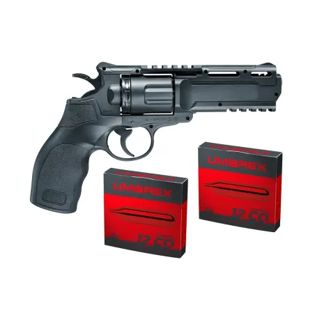 Pack revolver BB UX Tornado CO2 - Cal. 4,5 mm + 10 capsules CO2 