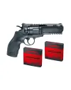 Pack revolver BB UX Tornado CO2 - Cal. 4,5 mm + 10 capsules CO2 
