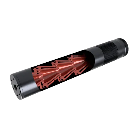 Modérateur de son Umarex SD4 14mm CCW - 1/2"-20 UNF - Cal. 4,5-5,5-6,35 mm 