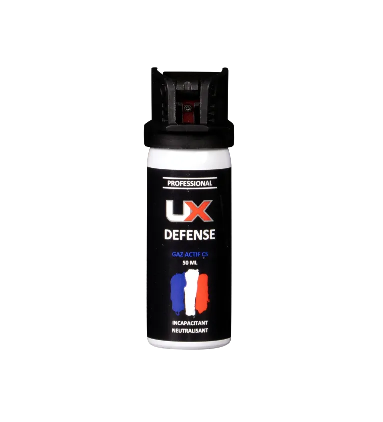 Bombe de défense UX - 50 ml - Gaz CS 