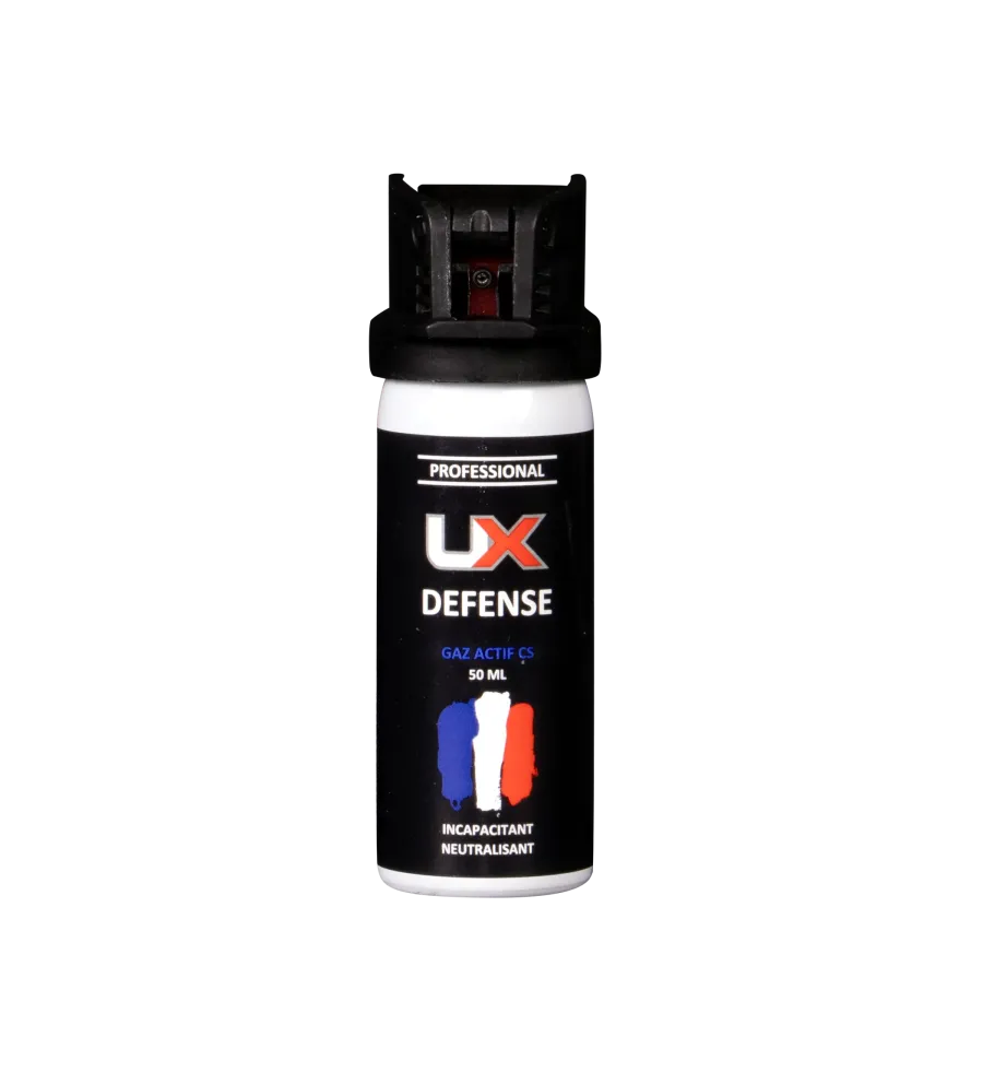 Bombe de défense UX - 50 ml - Gaz CS 