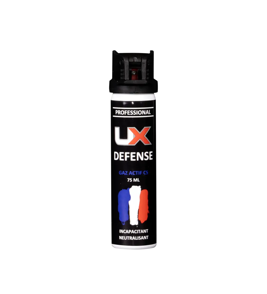 Bombe de défense UX - 75 ml - Gaz CS 