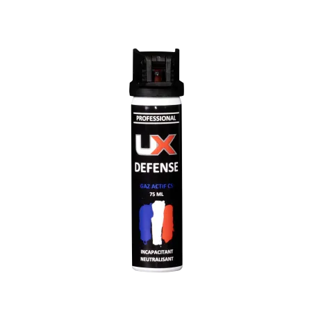 Bombe de défense UX - 75 ml - Gaz CS 