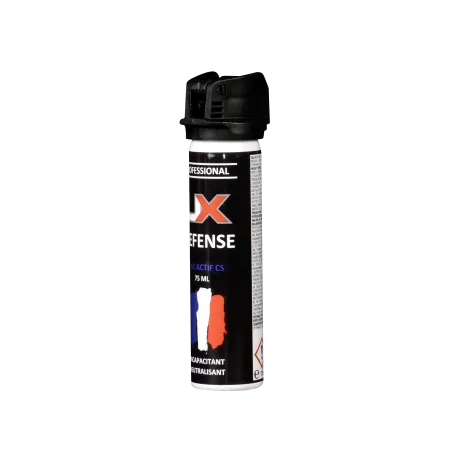 Bombe de défense UX - 75 ml - Gaz CS 