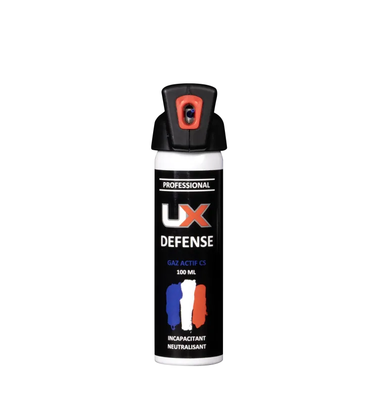 Bombe de défense UX Performance Pro - 100 ml - Gaz CS 