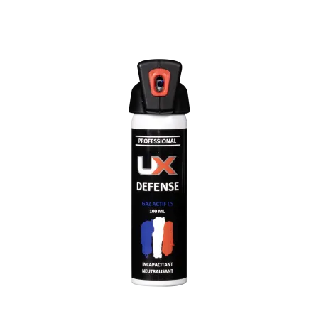 Bombe de défense UX Performance Pro - 100 ml - Gaz CS 