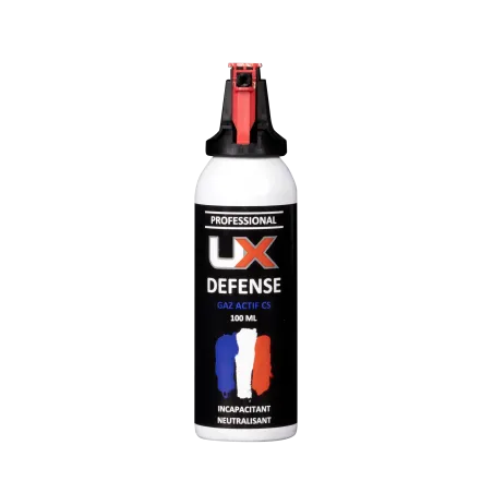 Bombe de défense UX Accusol - 100 ml - Gaz CS 