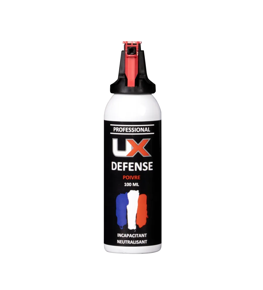 Bombe de défense UX Accusol - 100 ml - Gel Poivre 