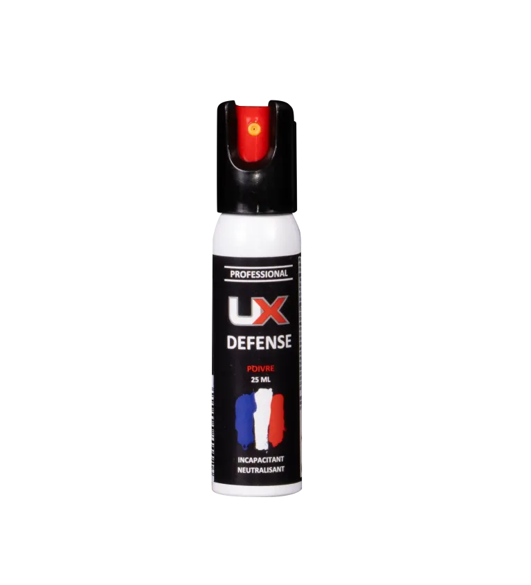 Bombe de défense UX - 25 ml - Gel Poivre 
