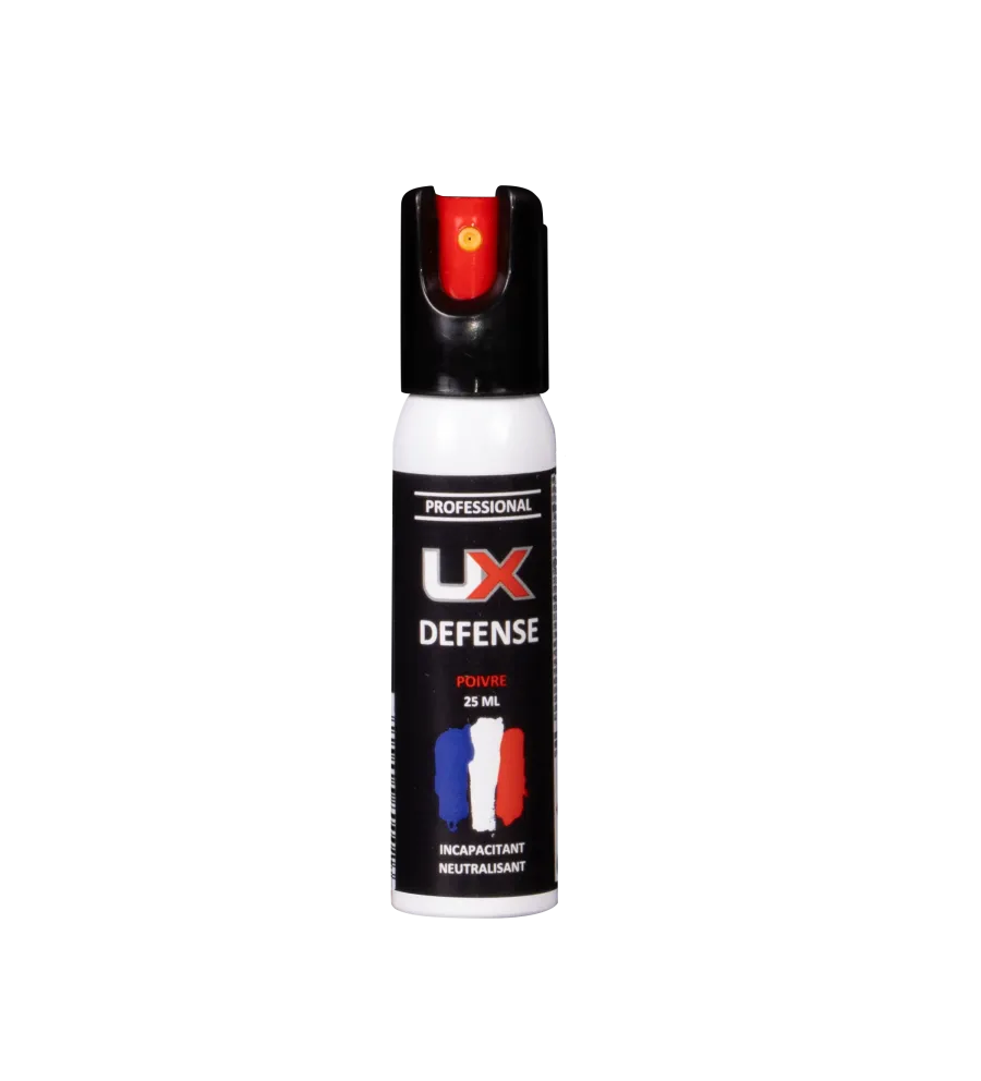 Bombe de défense UX - 25 ml - Gel Poivre 