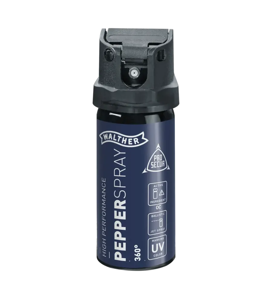 Bombe de défense Walther ProSecur - 40 ml - Gaz Poivre 