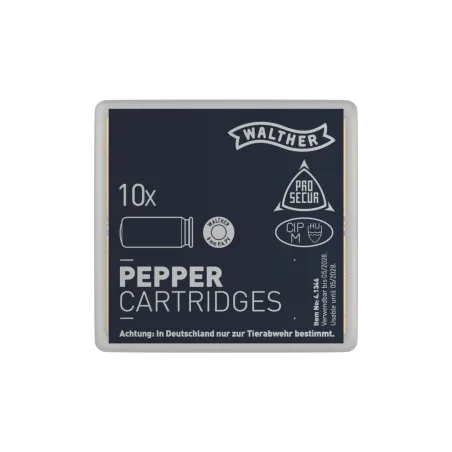 Balle à gaz poivre Walther - Cal. 9 mm PA x10 