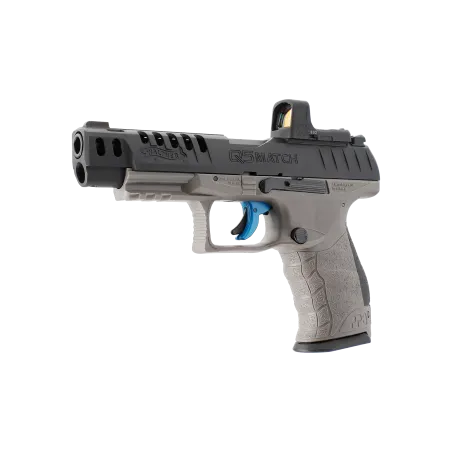 Pistolet à plombs Walther Q5 Match Combo CO2 avec viseur RDS8 - Cal. 4,5 mm 
