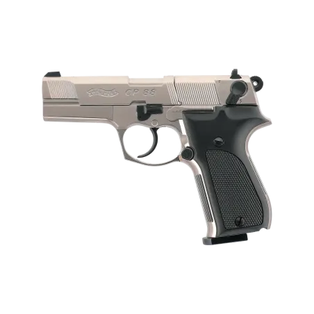 Pistolet à plombs Walther CP88 3,5p CO2 - Cal. 4,5 mm - Nickelé 