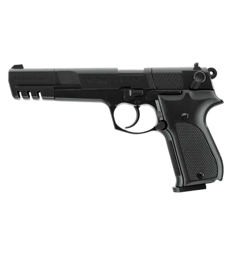 Pistolet à plombs Walther CP88 Competition CO2 - Cal. 4,5 mm - Noir 