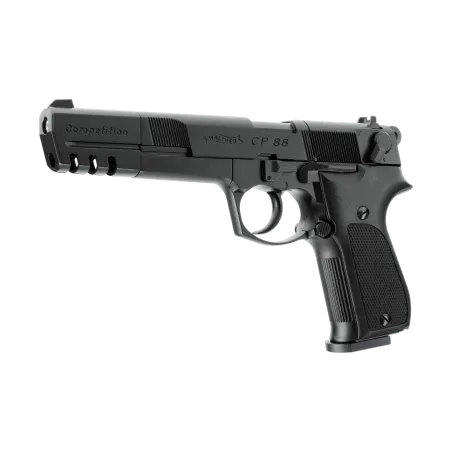 Pistolet à plombs Walther CP88 Competition CO2 - Cal. 4,5 mm - Noir 