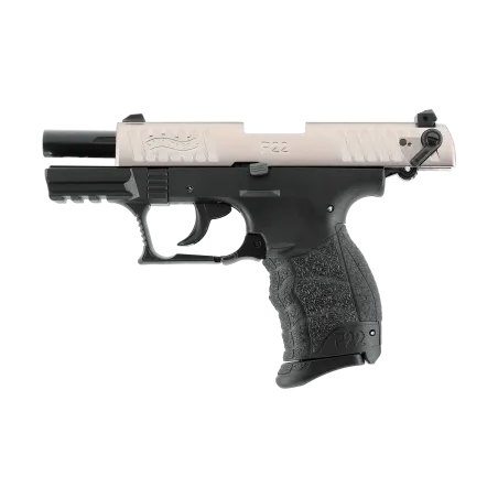 Pistolet à blanc Walther P22Q - Nickelé - Cal. 9 mm PAK 
