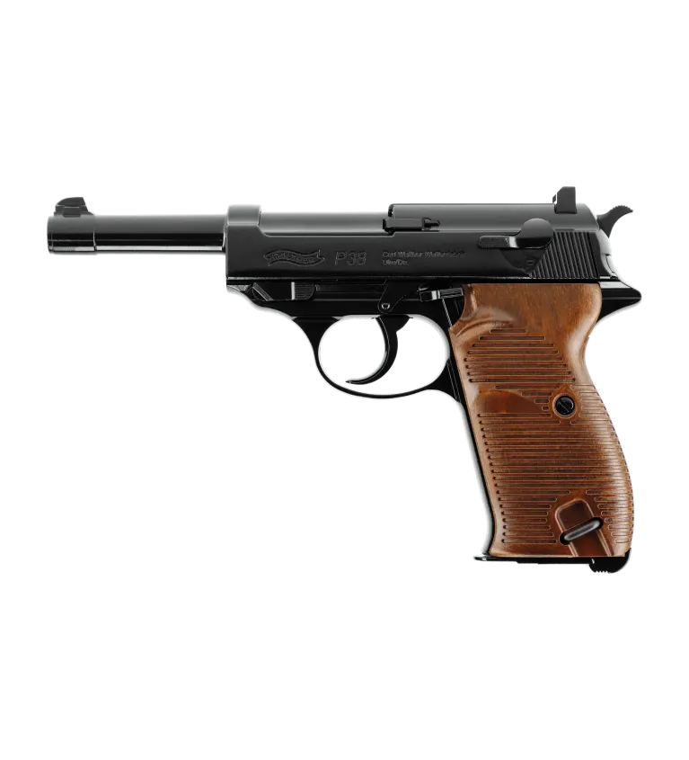 Pistolet BB Walther P38 CO2 - Noir - Cal. 4,5 mm 