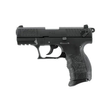 Pack défense Walther - Pistolet à blanc P22Q Cal. 9 mm PAK + Couteau + Bombe gaz + Lampe 