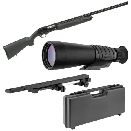 Pack semi-automatique Country Synthétique 12/76 + Demi-jumelle Waldberg 9x63