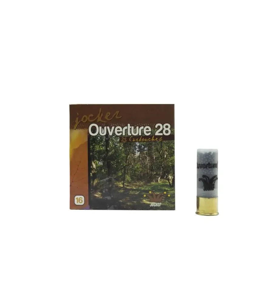 Cartouches Jocker Ouverture 28 BG - Cal. 16 