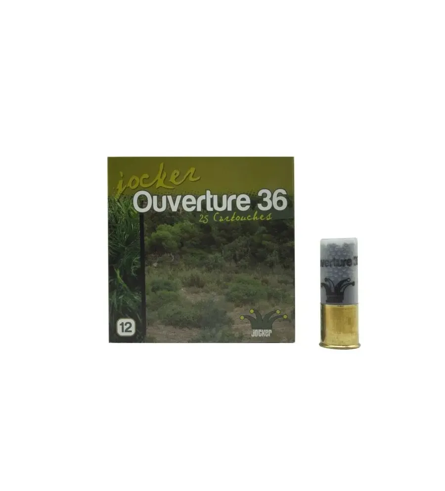 Cartouches Jocker Ouverture 36 - Cal. 12/70 