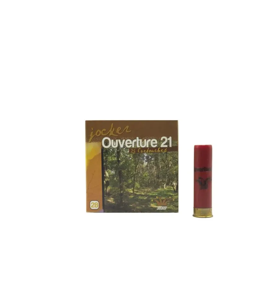 Cartouches Jocker Ouverture 21 BG - Cal. 28 Cartouches Jocker Ouverture 21 BG - Cal. 28