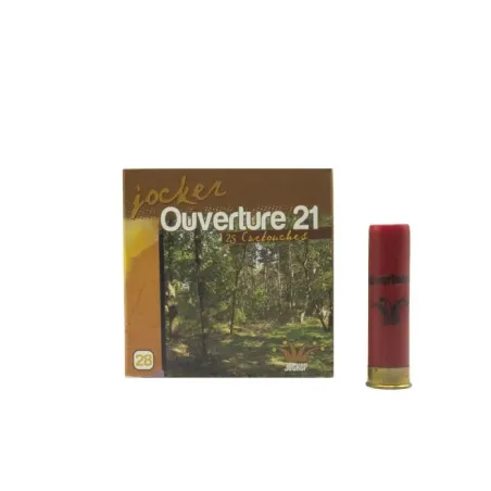 Cartouches Jocker Ouverture 21 BG - Cal. 28 