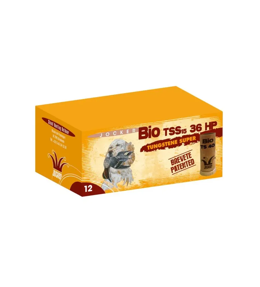 Cartouches Jocker Bio TSS 36 HP - Cal. 12/76 