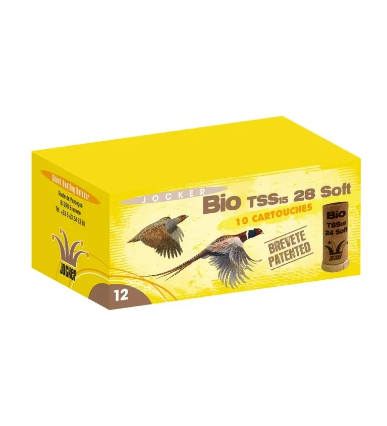 Cartouches Jocker Bio TSS 28 Soft - Cal. 12/70 