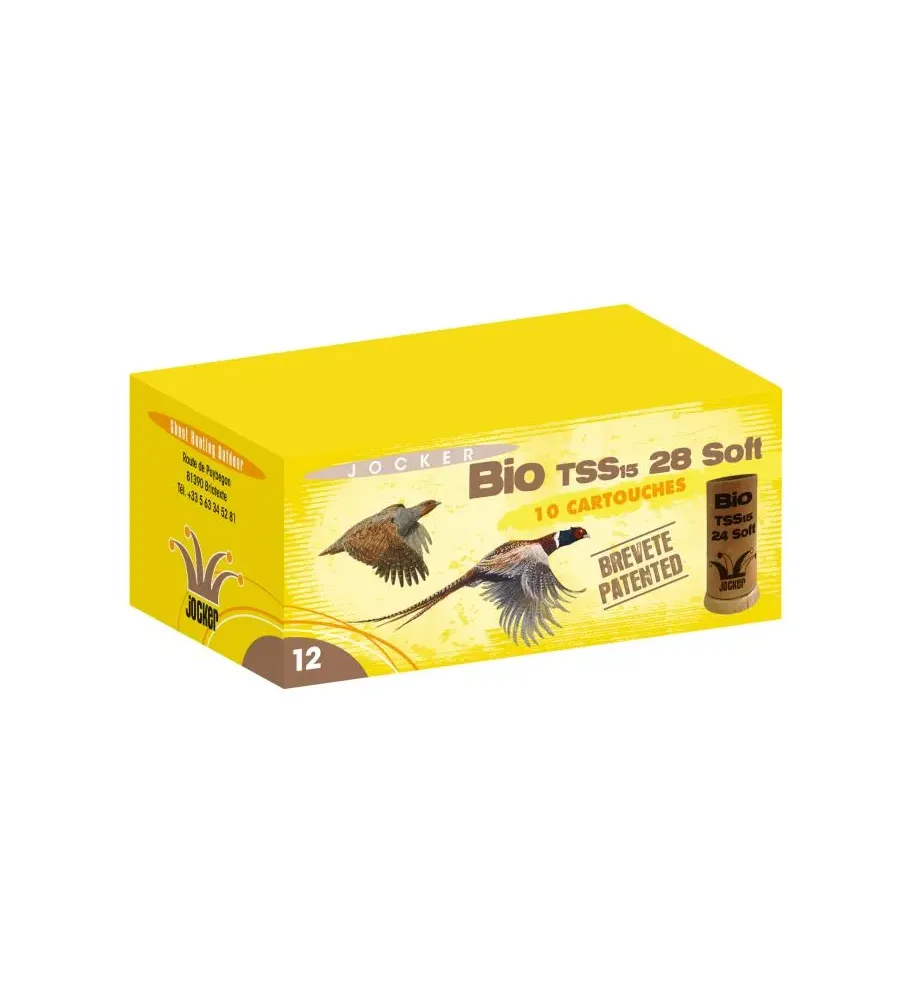 Cartouches Jocker Bio TSS 28 Soft - Cal. 12/70 