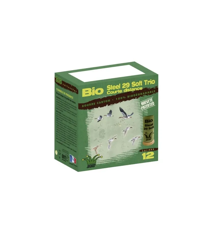 Cartouches Jocker Bio Steel 29 Soft Trio - Cal. 12/70 