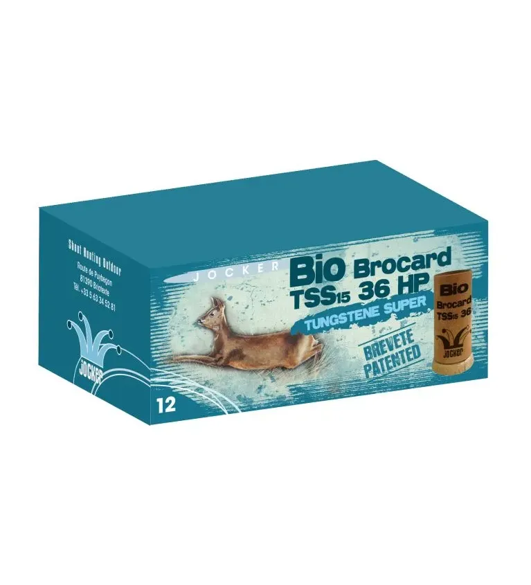 Cartouches Jocker Bio TSS 36 HP Brocard - Cal. 12/76