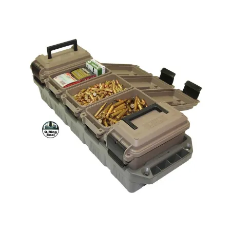 Pack de 5 caisses à munitions plastique 