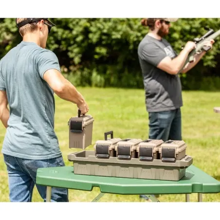 Pack de 5 caisses à munitions plastique 